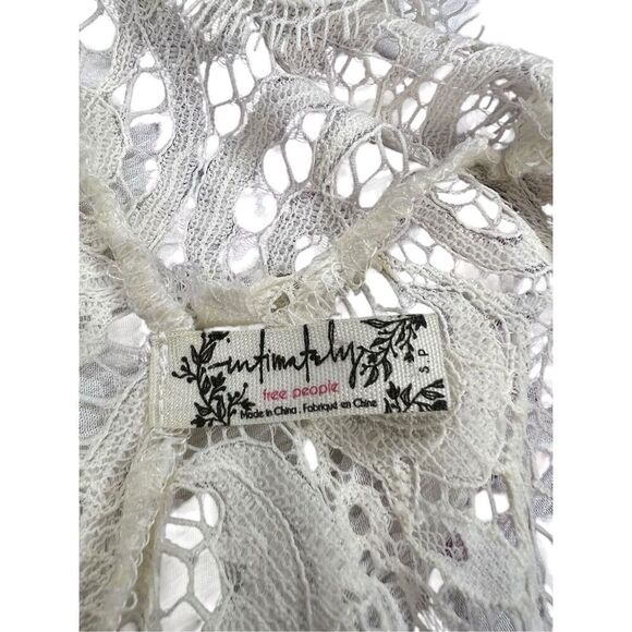 Free People Intimately Women’s Small Who’s Sorry Now Slip Dress Ivory Lace - Picture 9 of 10